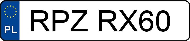 Numer rejestracyjny RPZ RX60 posiada BETA C202 - RPZRX60 Numer rejestracyjny RPZ RX60 posiada BETA C202 - RPZRX60