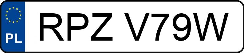 Numer rejestracyjny RPZ V79W posiada YAMAHA Naked Bike od 600 ccm MT-07 - RPZV79W