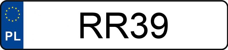 Numer rejestracyjny RR 39 posiada BMW 750 - RR39