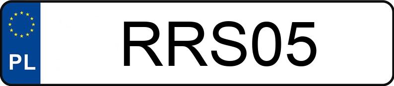 Numer rejestracyjny RRS 05 posiada MERCEDES-BENZ 190 E - RRS05