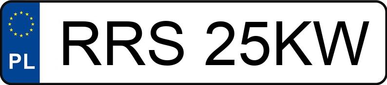 Numer rejestracyjny RRS 25KW posiada VOLKSWAGEN Polo IV 1.2 MR`05 E4 Trendline - RRS25KW