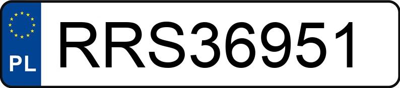 Numer rejestracyjny RRS 36951 posiada OPEL VECTRA - RRS36951