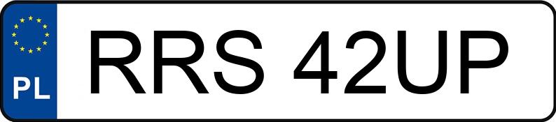 Numer rejestracyjny RRS 42UP posiada BMW 318I - RRS42UP