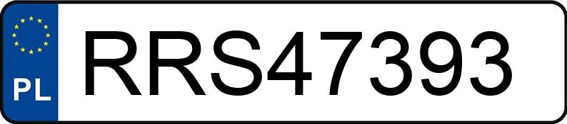 Numer rejestracyjny RRS 47393 posiada BMW 320 Diesel DPF MR`04 E4 E90 320 Diesel DPF MR`04 E4 E90 - RRS47393