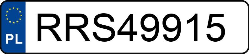 Numer rejestracyjny RRS 49915 posiada FIAT PANDA - RRS49915