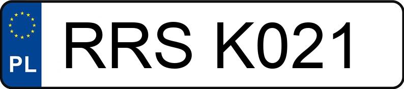 Numer rejestracyjny RRS K021 posiada HONDA CIVIC - RRSK021