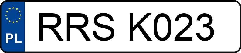 Numer rejestracyjny RRS K023 posiada FIAT 126 650 ELX - RRSK023