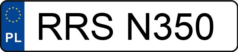 Numer rejestracyjny RRS N350 posiada SEAT Toledo II 1.9 TDi MR`99 E3 1M Top Sport - RRSN350 Numer rejestracyjny RRS N350 posiada SEAT Toledo II 1.9 TDi MR`99 E3 1M Top Sport - RRSN350