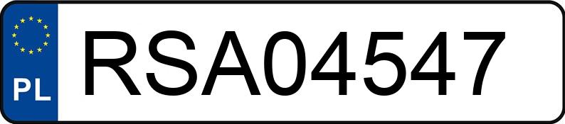 Numer rejestracyjny RSA 04547 posiada BMW 328i Cabrio Kat. E36 328i Cabrio Kat. E36 - RSA04547