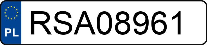 Numer rejestracyjny RSA 08961 posiada RENAULT Megane II 1.9 dCi MR`07 E4 Dynamique - RSA08961