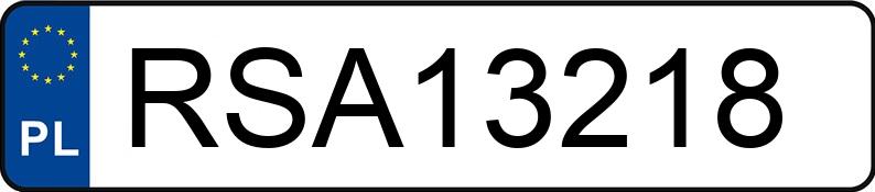 Numer rejestracyjny RSA 13218 posiada FORD MONDEO - RSA13218