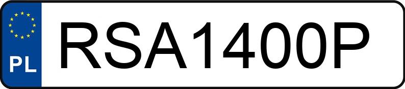 Numer rejestracyjny RSA 1400P posiada TEMARED --- - RSA1400P Numer rejestracyjny RSA 1400P posiada TEMARED --- - RSA1400P