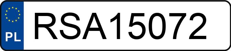 Numer rejestracyjny RSA 15072 posiada FIAT Punto 55 Kat. - RSA15072