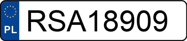 Numer rejestracyjny RSA 18909 posiada BMW 530 Touring Diesel Kat. MR`01 E3 E39 530 Touring Diesel Kat. MR`01 E3 E39 - RSA18909