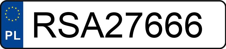 Numer rejestracyjny RSA27666 posiada IVECO A50C17 Daily HPT E3 5.6t A50C17 Daily HPT E3 5.6t