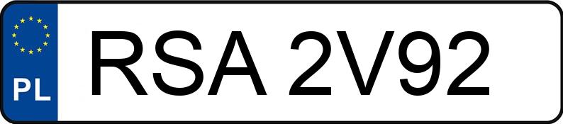 Registreringsnummeret RSA 2V92 har TRIUMPH Sportowo-turystyczne Sprint ST - RSA2V92
