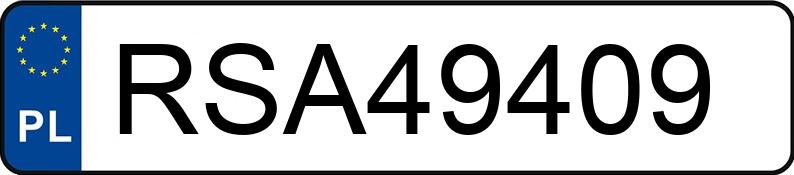 Numer rejestracyjny RSA 49409 posiada SEAT LEON - RSA49409