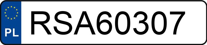 Numer rejestracyjny RSA 60307 posiada RENAULT MEGANE - RSA60307