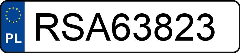 Numer rejestracyjny RSA 63823 posiada FORD FOCUS - RSA63823