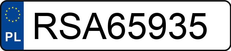 Numer rejestracyjny RSA 65935 posiada SEAT Ibiza 1.4 MR`02 E3 6L Stylance Aut. - RSA65935