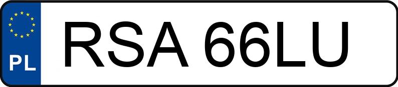 Registreringsnummeret RSA 66LU har BMW 530 Diesel MR`03 E3 E60 530 Diesel MR`03 E3 E60 - RSA66LU