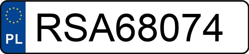 Numer rejestracyjny RSA 68074 posiada AUDI A4 1.9 TDI - RSA68074