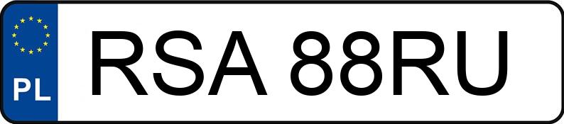 Numer rejestracyjny RSA 88RU posiada RMZ STELLA - RSA88RU