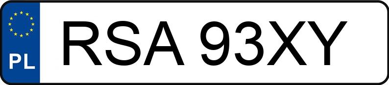 Numer rejestracyjny RSA 93XY posiada NISSAN PATROL 2.8 D - RSA93XY