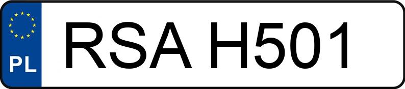 Numer rejestracyjny RSA H501 posiada FORD FIESTA - RSAH501 Numer rejestracyjny RSA H501 posiada FORD FIESTA - RSAH501