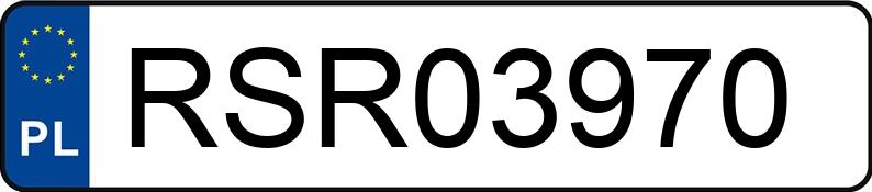 Numer rejestracyjny RSR 03970 posiada SAAB 9-3 - RSR03970