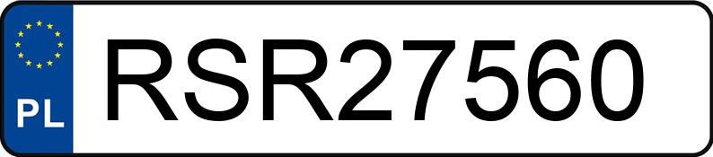 Numer rejestracyjny RSR 27560 posiada OPEL Astra III 1.6 MR`04 E4 Essentia Easytronic - RSR27560