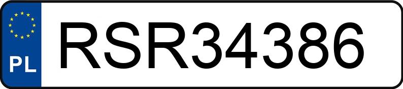 Numer rejestracyjny RSR 34386 posiada BMW 5 - RSR34386