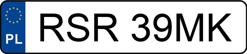 Numer rejestracyjny RSR 39MK posiada VOLKSWAGEN Passat 1.9 TD MR`94 GL - RSR39MK