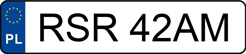 Numer rejestracyjny RSR 42AM posiada VOLKSWAGEN Vento 1.9 TD Kat. MR`92 GT - RSR42AM