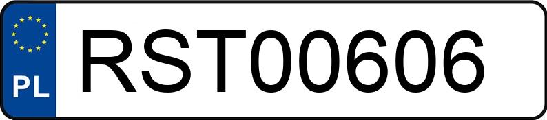 Numer rejestracyjny RST 00606 posiada HONDA CG8 ACCORD - RST00606 Numer rejestracyjny RST 00606 posiada HONDA CG8 ACCORD - RST00606