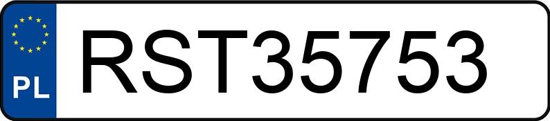 Numer rejestracyjny RST 35753 posiada MAZDA 3 - RST35753 Numer rejestracyjny RST 35753 posiada MAZDA 3 - RST35753
