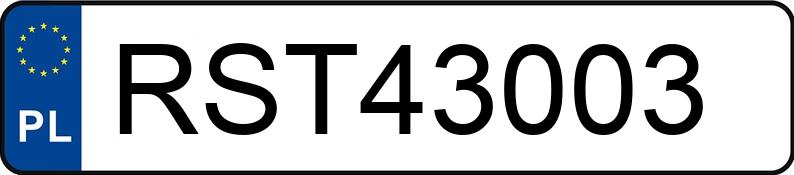 Numer rejestracyjny RST 43003 posiada VOLKSWAGEN PASSAT - RST43003 Numer rejestracyjny RST 43003 posiada VOLKSWAGEN PASSAT - RST43003