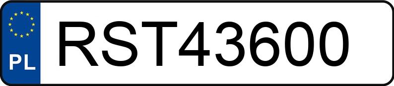 Numer rejestracyjny RST 43600 posiada FIAT DUCATO - RST43600 Numer rejestracyjny RST 43600 posiada FIAT DUCATO - RST43600