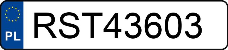Numer rejestracyjny RST 43603 posiada BMW 523I - RST43603 Numer rejestracyjny RST 43603 posiada BMW 523I - RST43603