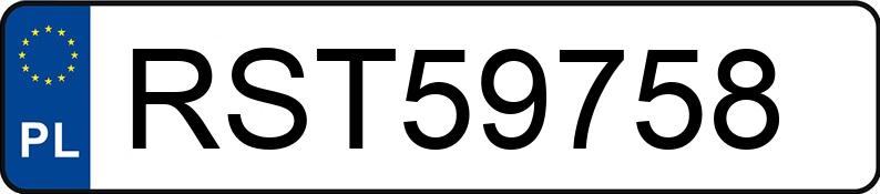 Numer rejestracyjny RST 59758 posiada BMW 520 - RST59758