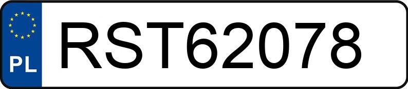 Numer rejestracyjny RST 62078 posiada BMW 525 Touring Diesel Kat. MR`01 E3 E39 525 Touring Diesel Kat. MR`01 E3 E39 - RST62078