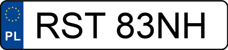 Numer rejestracyjny RST 83NH posiada BMW 735i Kat. E38 735i Kat. E38 - RST83NH