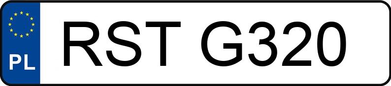 Numer rejestracyjny RST G320 posiada RENAULT MEGANE - RSTG320 Numer rejestracyjny RST G320 posiada RENAULT MEGANE - RSTG320