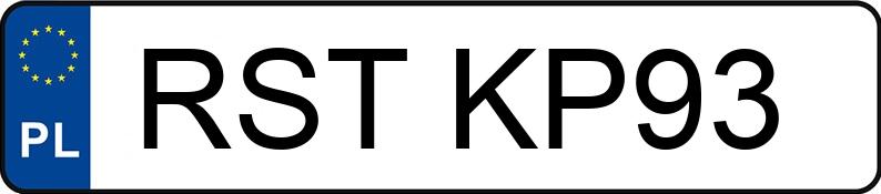 Numer rejestracyjny RST KP93 posiada BMW 320I - RSTKP93 Numer rejestracyjny RST KP93 posiada BMW 320I - RSTKP93