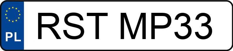 Numer rejestracyjny RST MP33 posiada FORD Mondeo 2.0 TDCi MR`04 E3 Trend X - RSTMP33