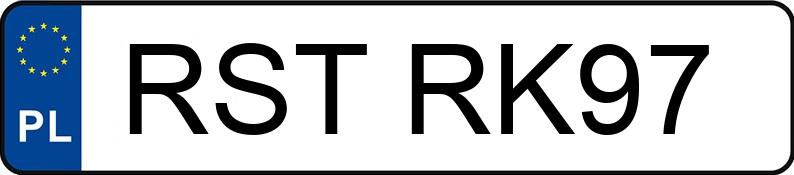 Numer rejestracyjny RST RK97 posiada PIAGGIO / VESPA Skutery do 50 LX 50 2T - RSTRK97