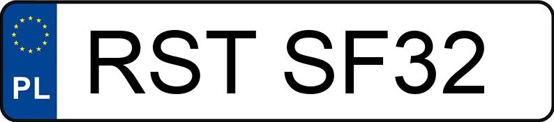 Numer rejestracyjny RST SF32 posiada DAEWOO LANOS - RSTSF32 Numer rejestracyjny RST SF32 posiada DAEWOO LANOS - RSTSF32