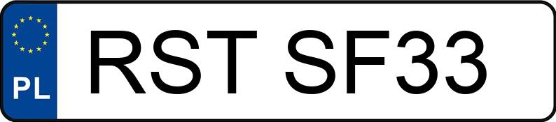 Numer rejestracyjny RST SF33 posiada HONDA ACCORD 1.8 - RSTSF33