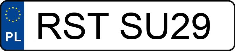 Numer rejestracyjny RST SU29 posiada BMW 320D - RSTSU29 Numer rejestracyjny RST SU29 posiada BMW 320D - RSTSU29