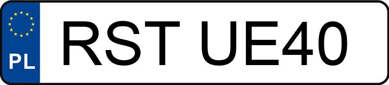 Numer rejestracyjny RST UE40 posiada DAEWOO / FSO Lanos 1.6 Kat. MR`97 SX - RSTUE40 Numer rejestracyjny RST UE40 posiada DAEWOO / FSO Lanos 1.6 Kat. MR`97 SX - RSTUE40